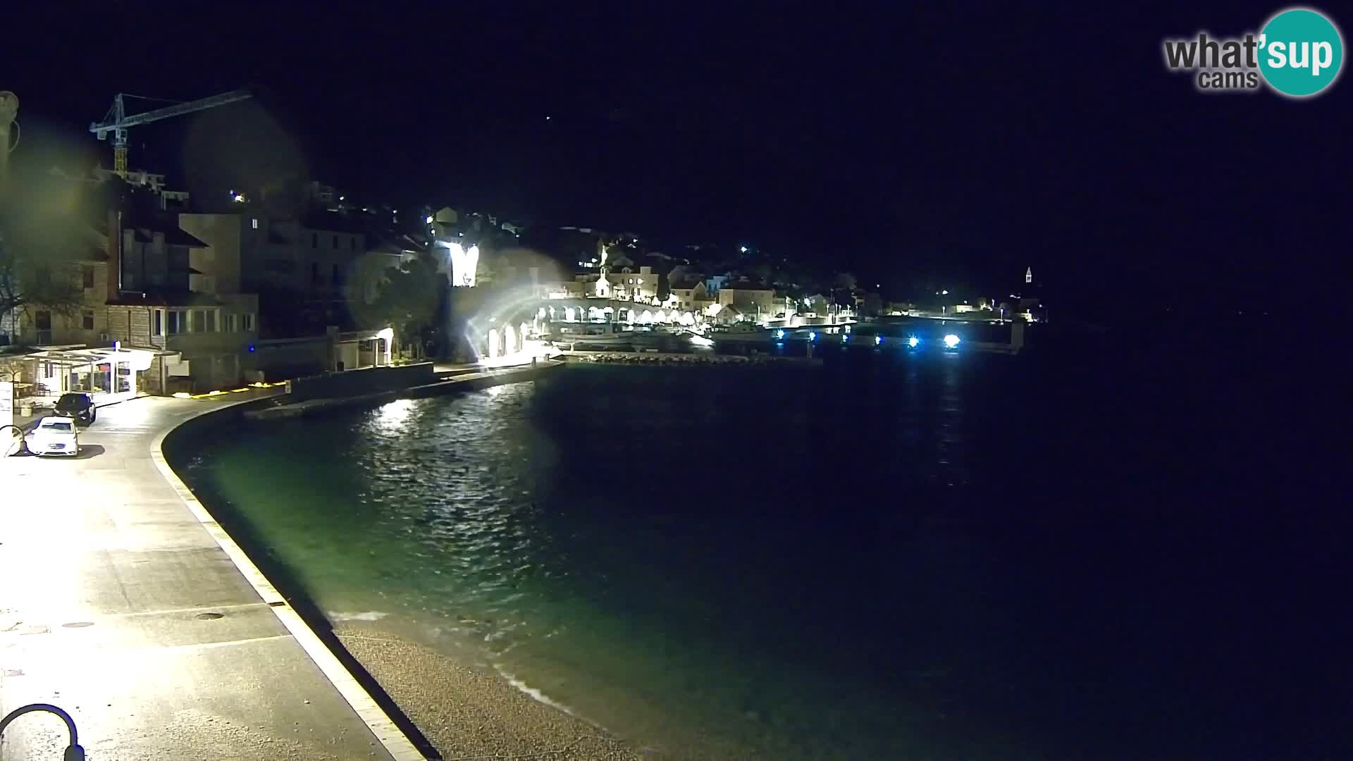 Webcam Bol centre-ville & marina – Vue en direct depuis Bol, île de Brač