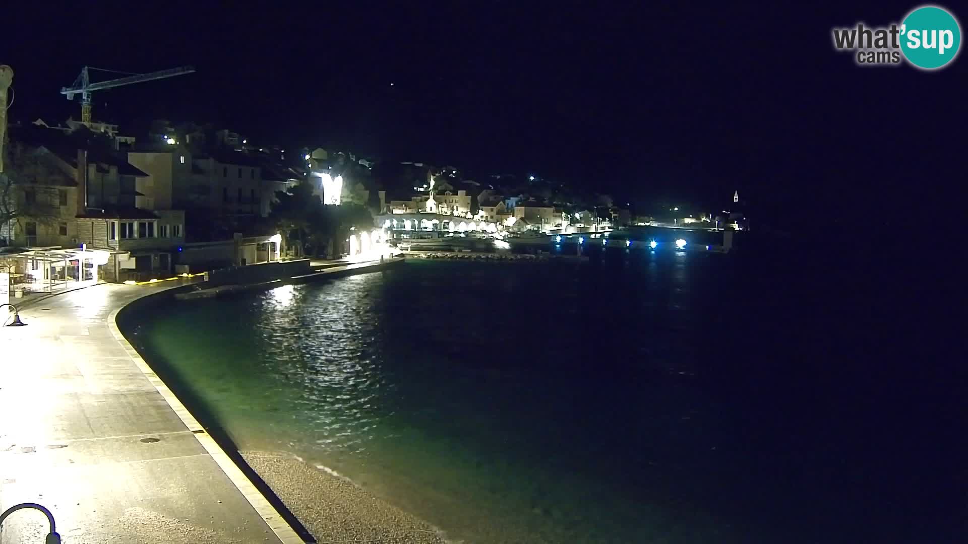 Webcam Bol Centro e Marina – Vista live dal porto di Bol