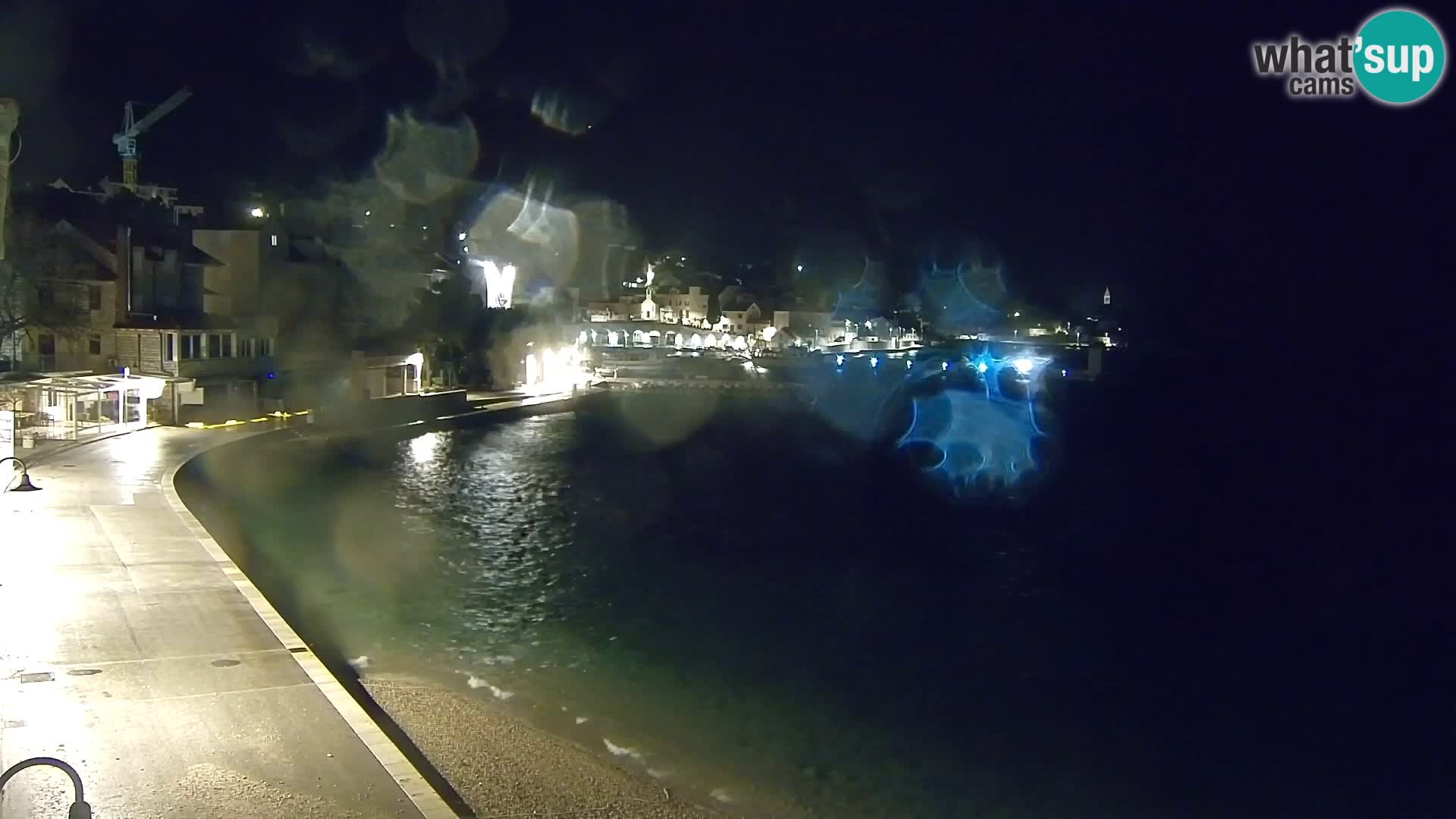 Webcam Bol Centro e Marina – Vista live dal porto di Bol