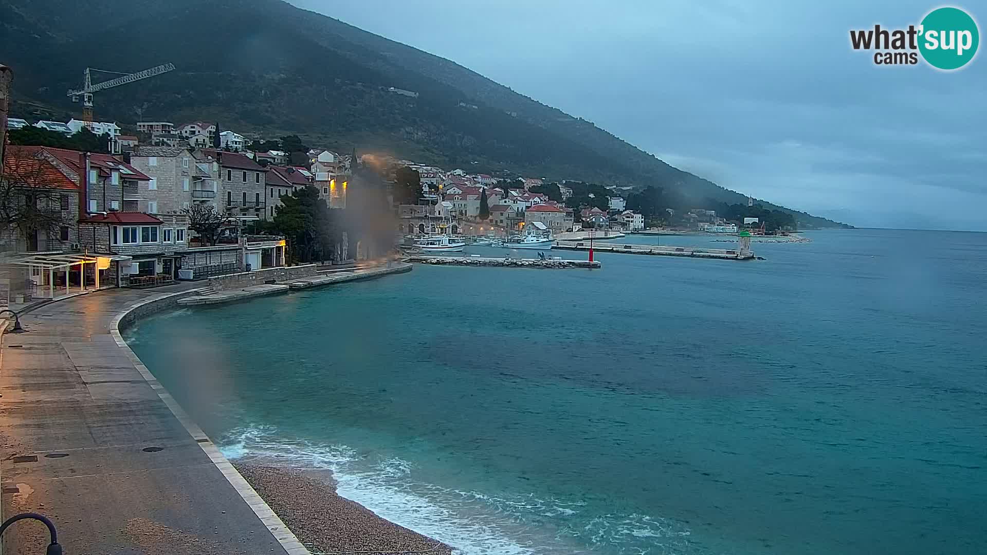 Webcam Bol Centre-Ville & Marina – Vue en direct depuis Bol, île de Brač