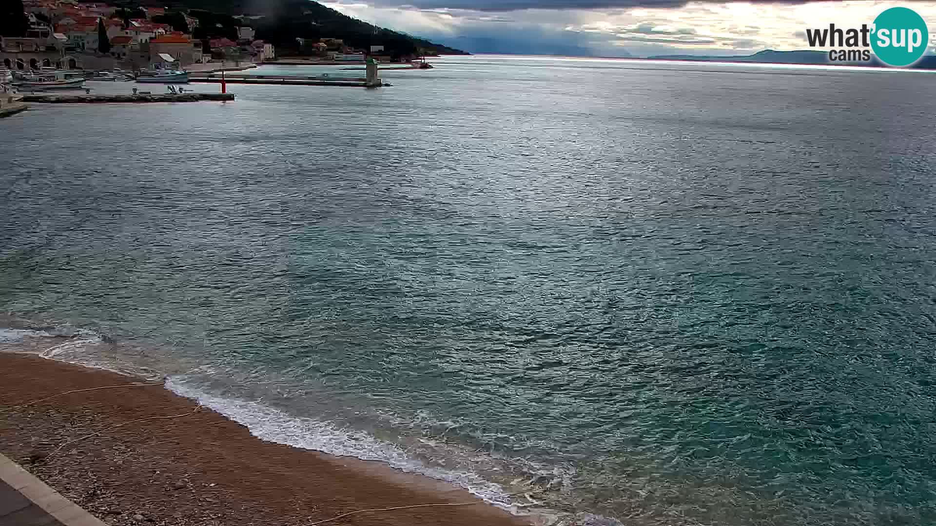 Webcam Bol Centro e Marina – Vista live dal porto di Bol