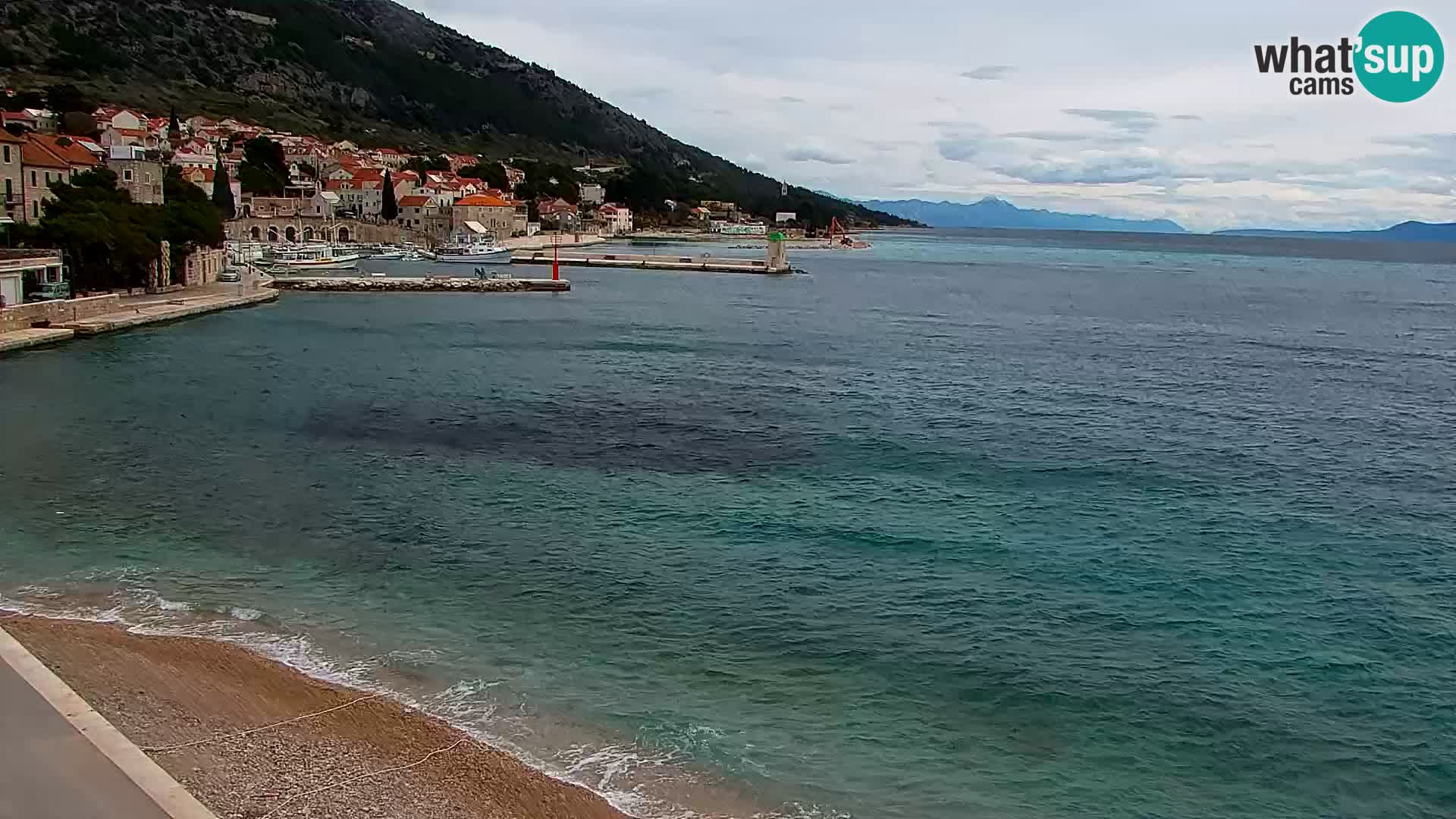 Webcam Bol Centre-Ville & Marina – Vue en direct depuis Bol, île de Brač