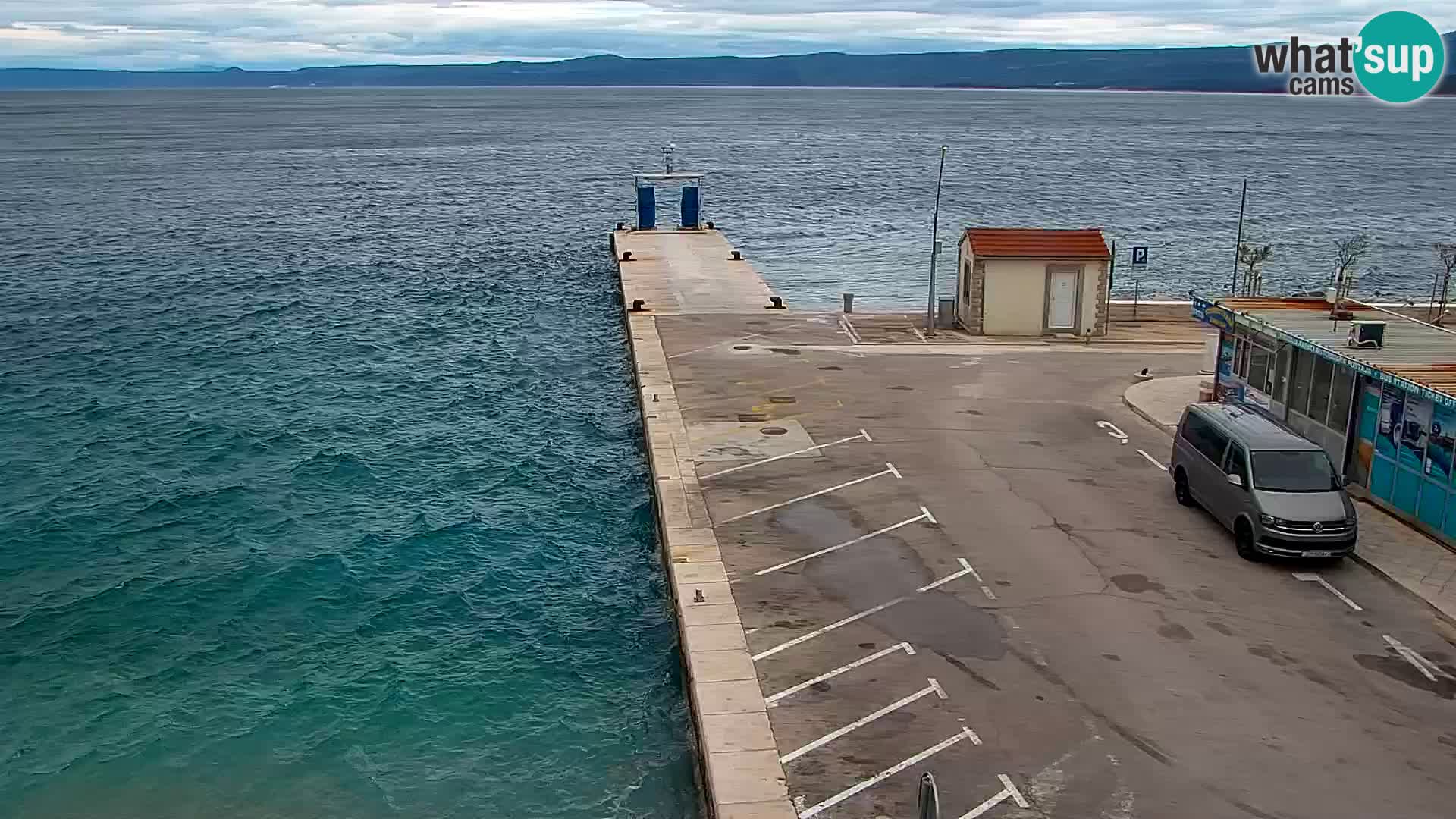 Webcam Bol Centro e Marina – Vista live dal porto di Bol