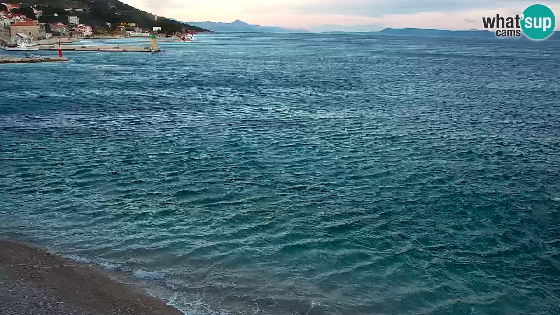 Webcam Bol centre-ville & marina – Vue en direct depuis Bol, île de Brač