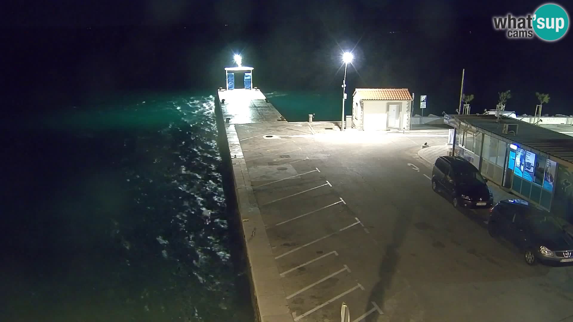 Webcam Bol Centro e Marina – Vista live dal porto di Bol