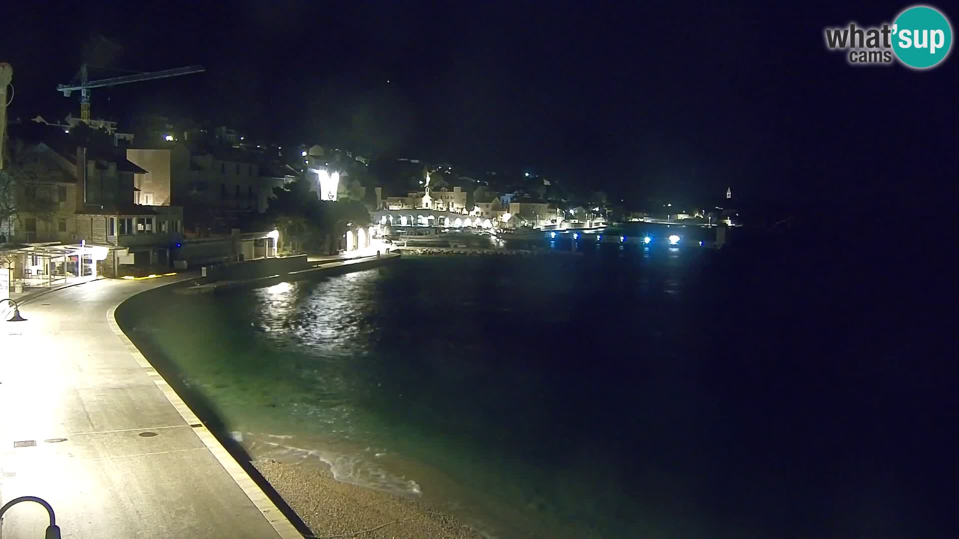 Webcam Bol centre-ville & marina – Vue en direct depuis Bol, île de Brač