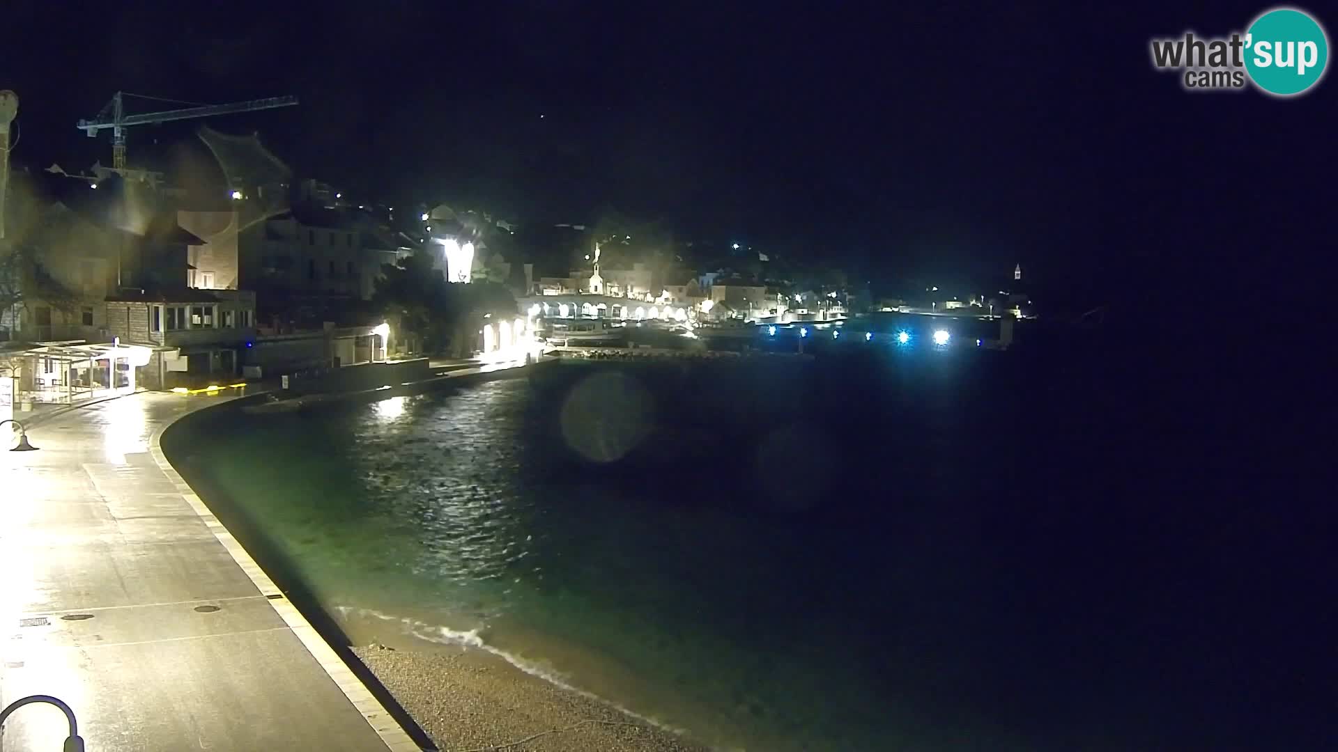 Webcam Bol Centro e Marina – Vista live dal porto di Bol