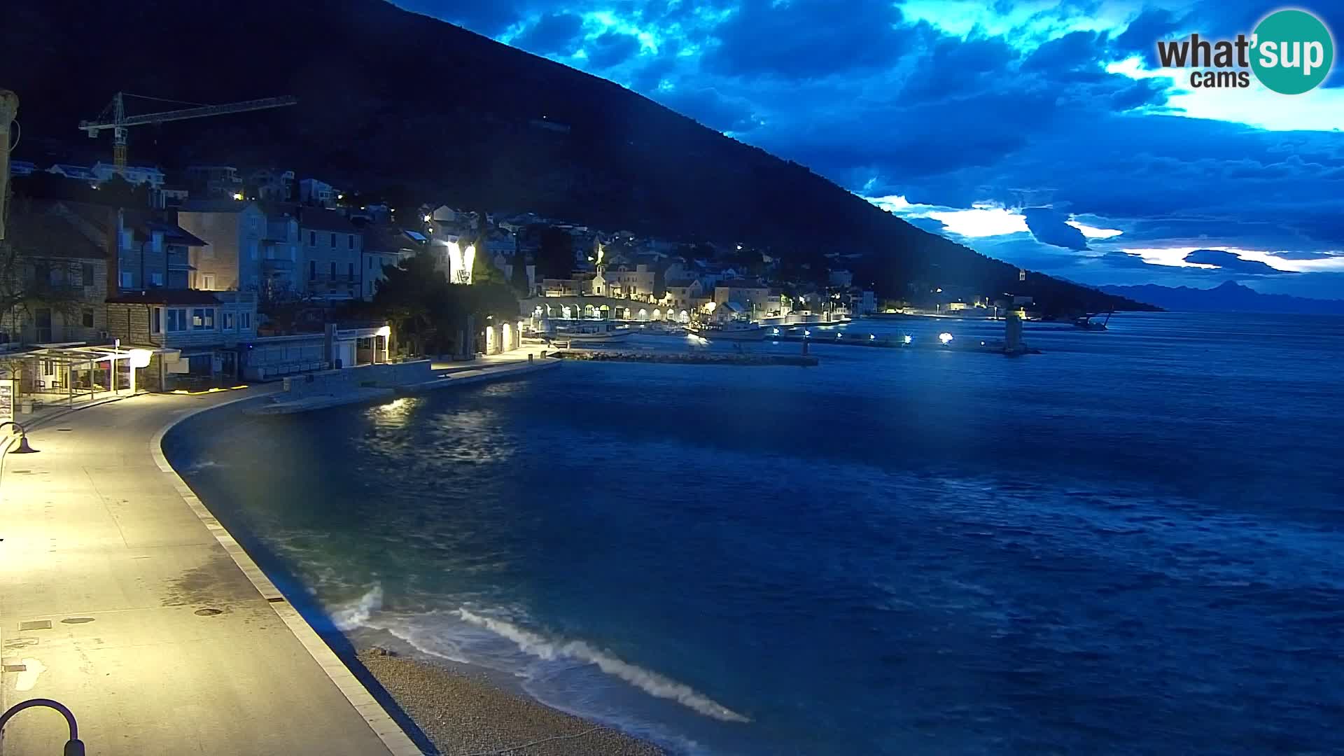 Webcam Bol Centre-Ville & Marina – Vue en direct depuis Bol, île de Brač