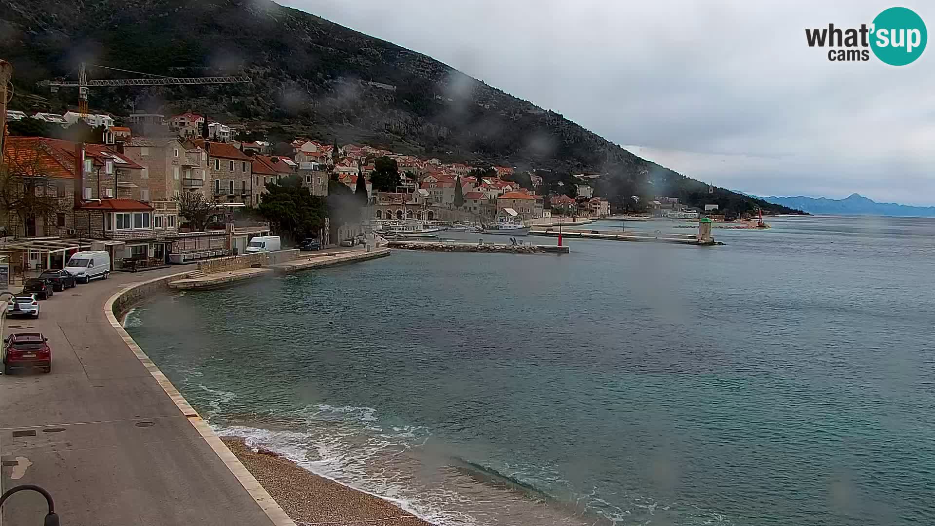 Webcam Bol Hafen & Ortszentrum – Liveblick aus Bol auf der Insel Brač