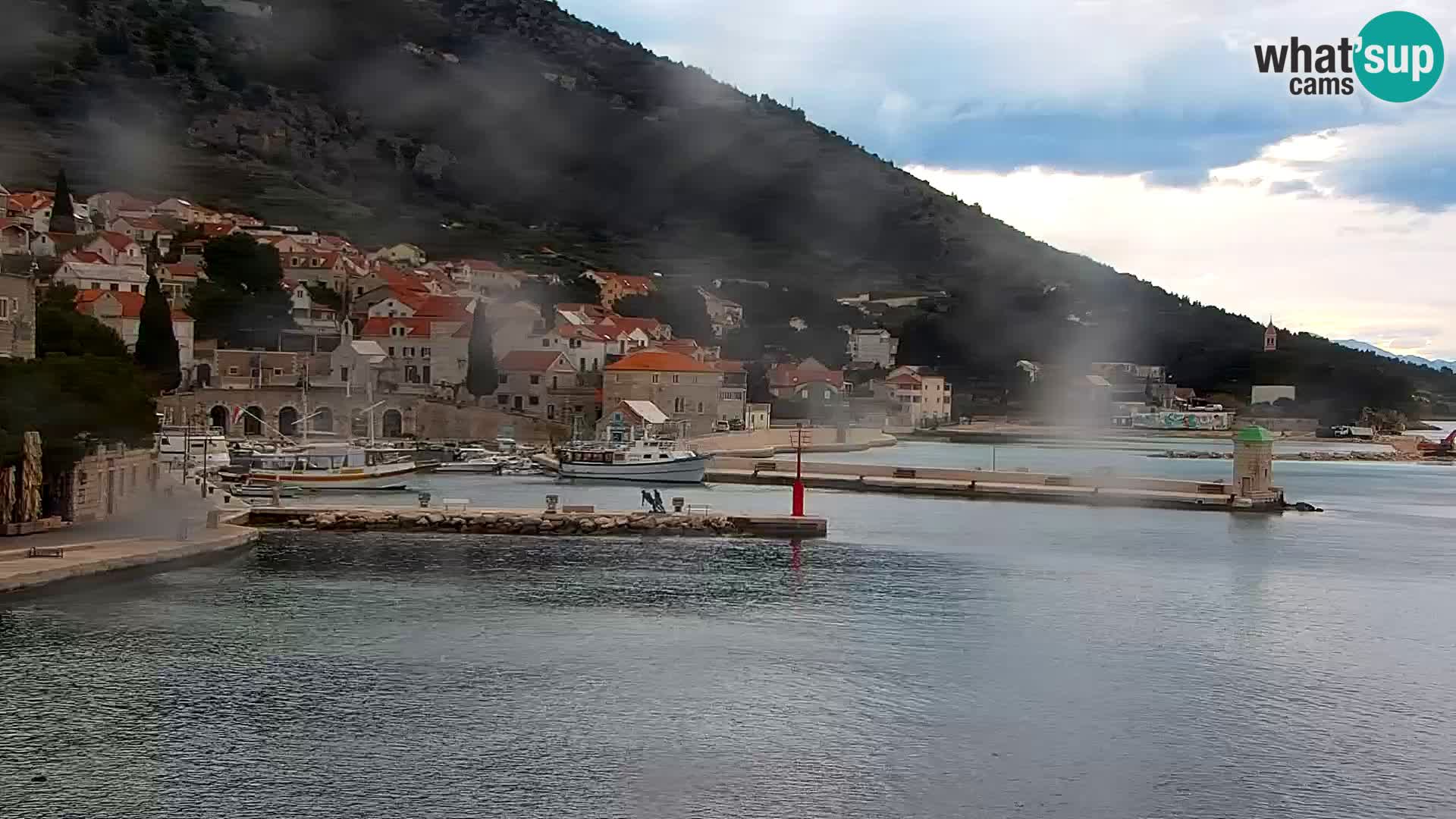Webcam Bol Centre-Ville & Marina – Vue en direct depuis Bol, île de Brač
