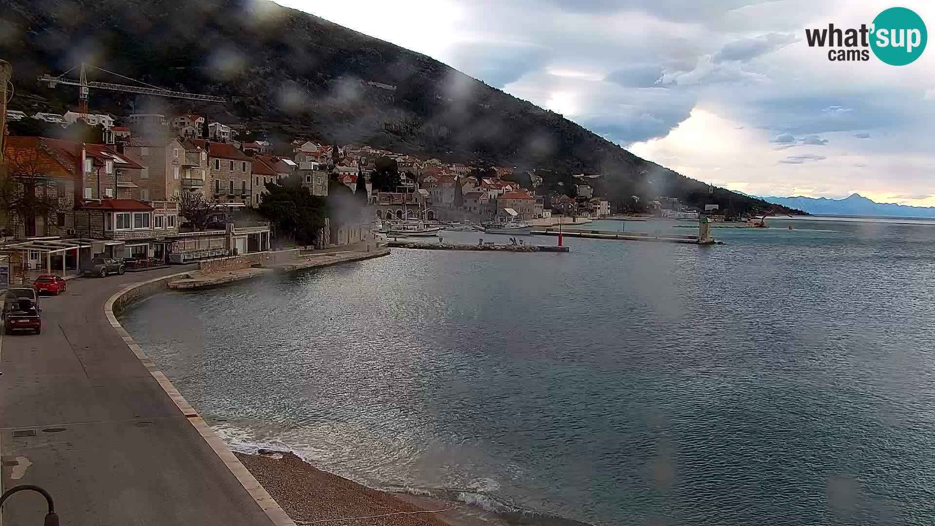 Webcam Bol Centre-Ville & Marina – Vue en direct depuis Bol, île de Brač