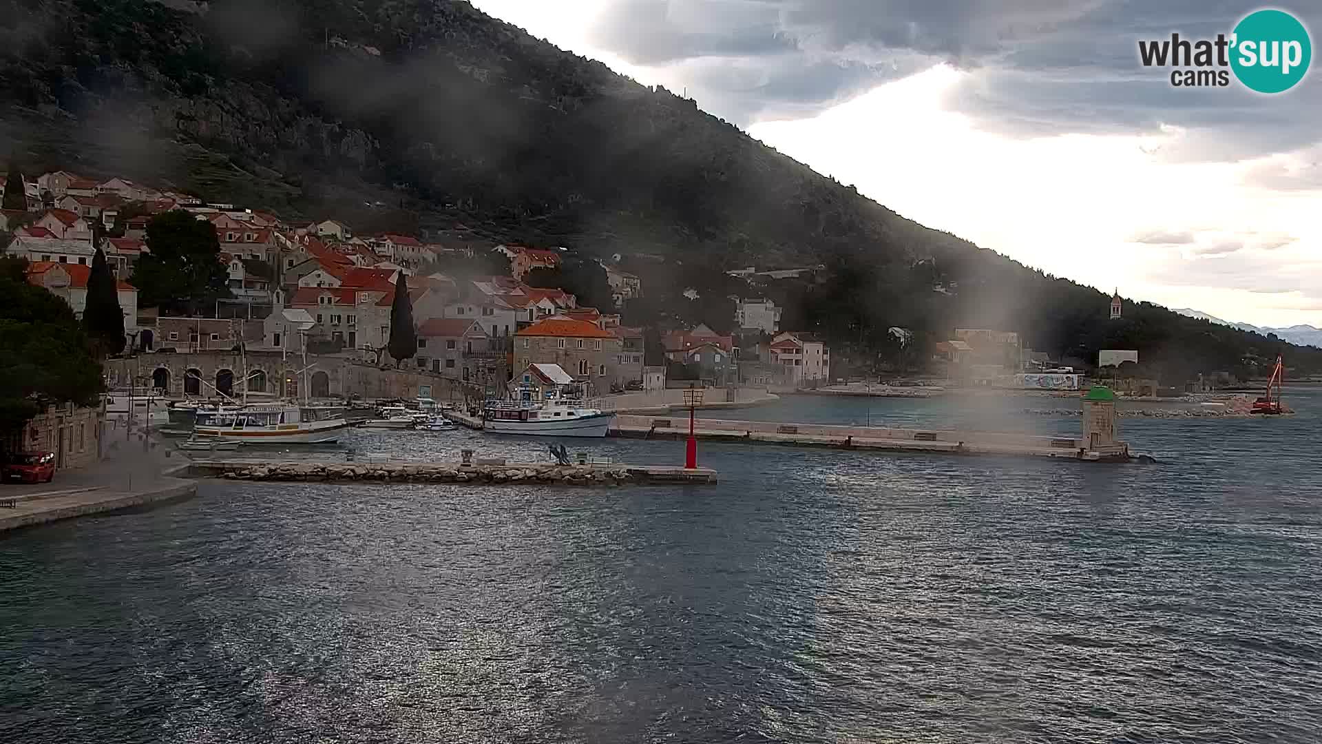 Webcam Bol Centre-Ville & Marina – Vue en direct depuis Bol, île de Brač