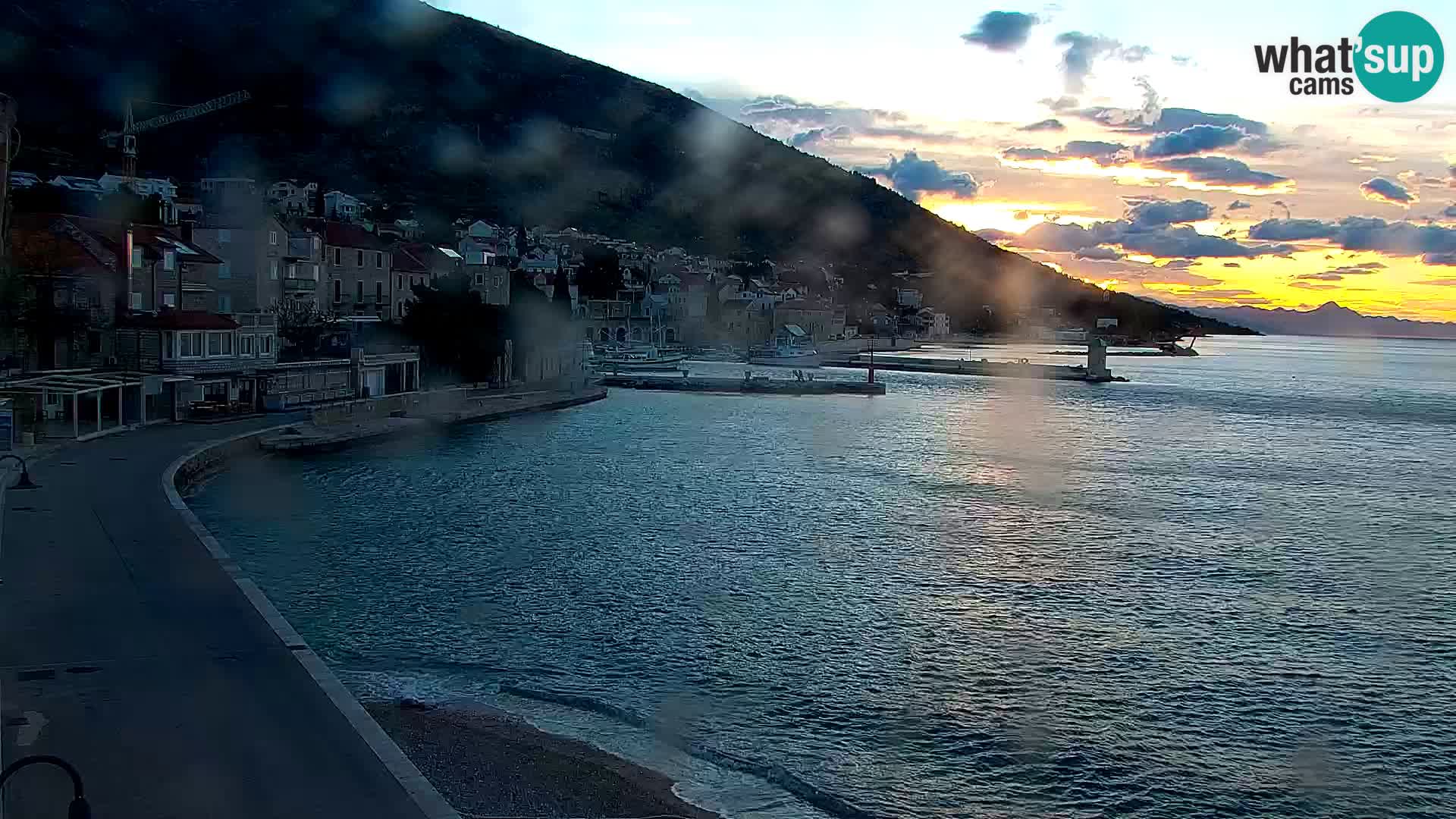 Webcam Bol centre-ville & marina – Vue en direct depuis Bol, île de Brač
