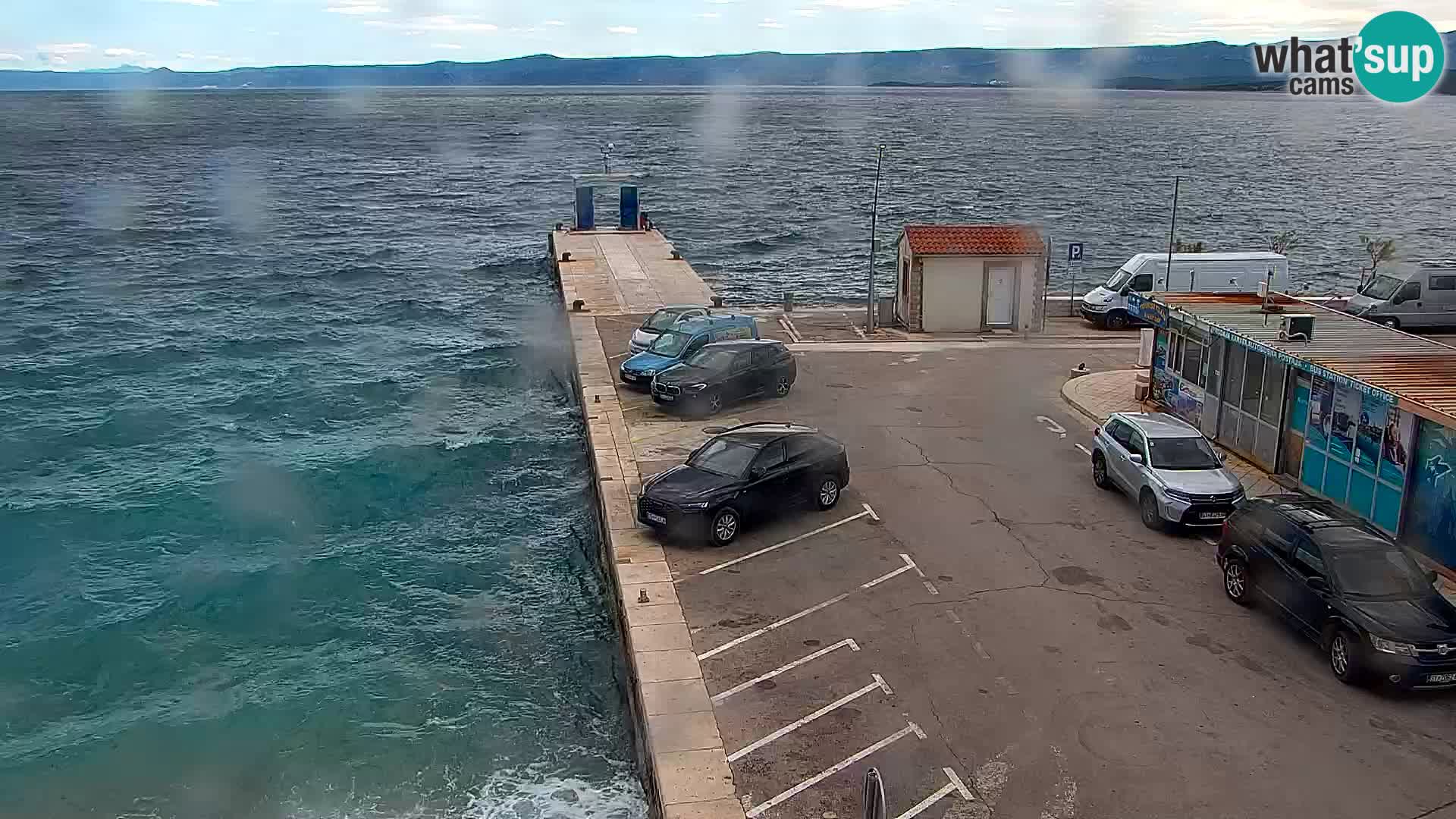 Webcam Bol Centre-Ville & Marina – Vue en direct depuis Bol, île de Brač