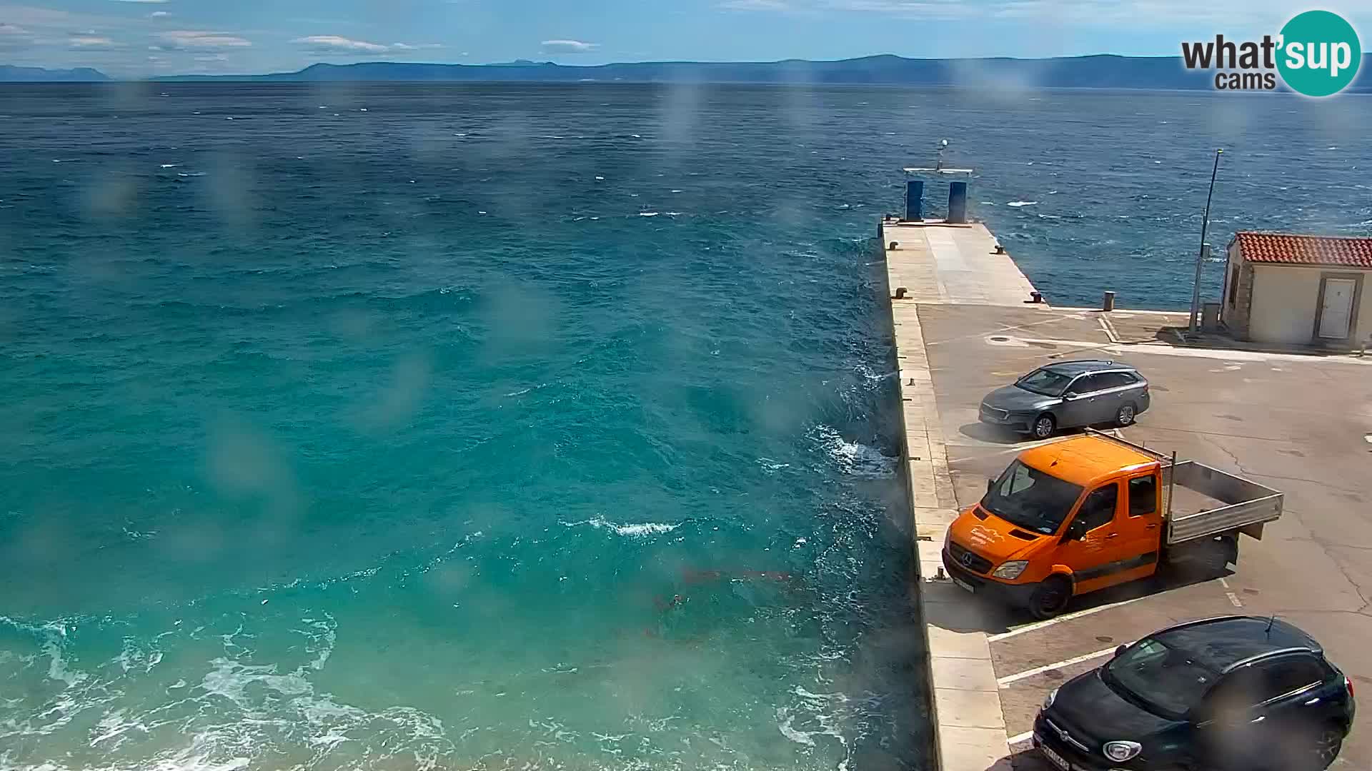 Webcam Bol Hafen & Ortszentrum – Liveblick aus Bol auf der Insel Brač