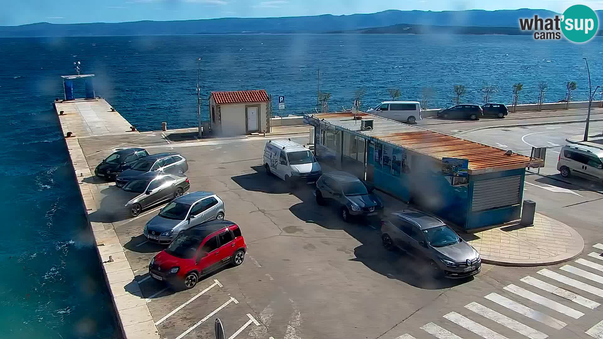Webcam Bol centre-ville & marina – Vue en direct depuis Bol, île de Brač