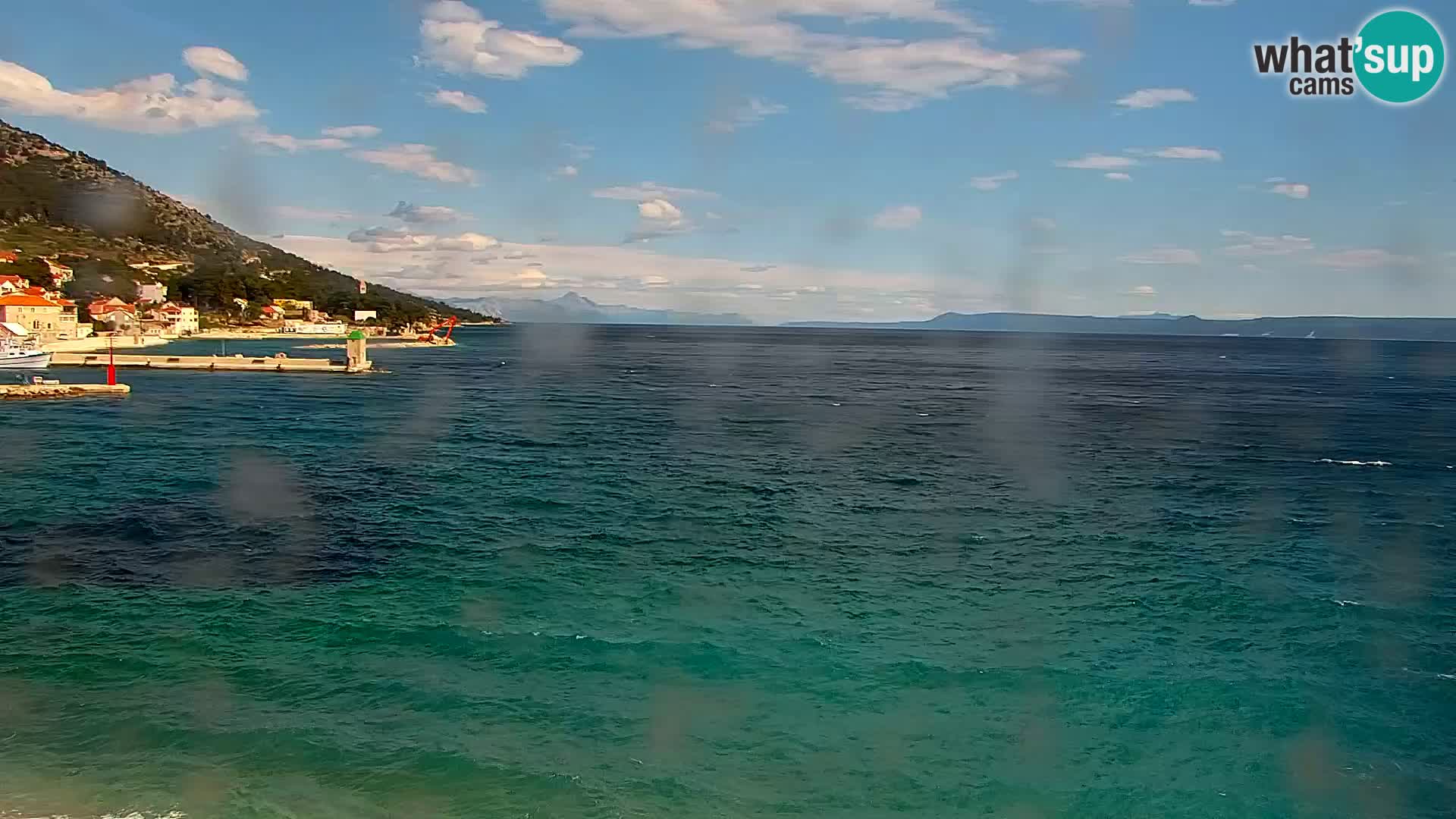 Webcam Bol Centro e Marina – Vista live dal porto di Bol