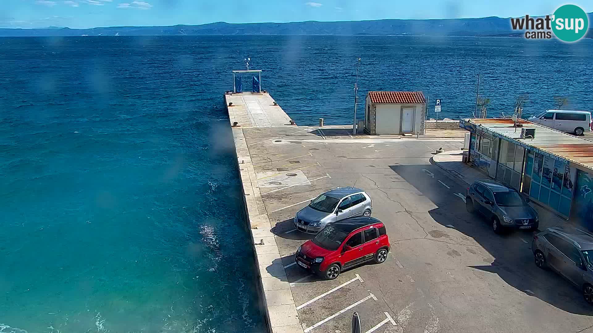 Webcam Bol Centre-Ville & Marina – Vue en direct depuis Bol, île de Brač