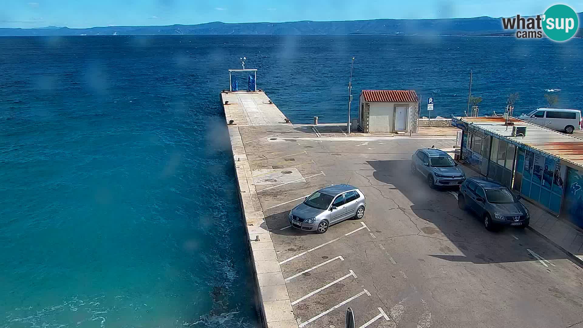 Webcam Bol Centre-Ville & Marina – Vue en direct depuis Bol, île de Brač