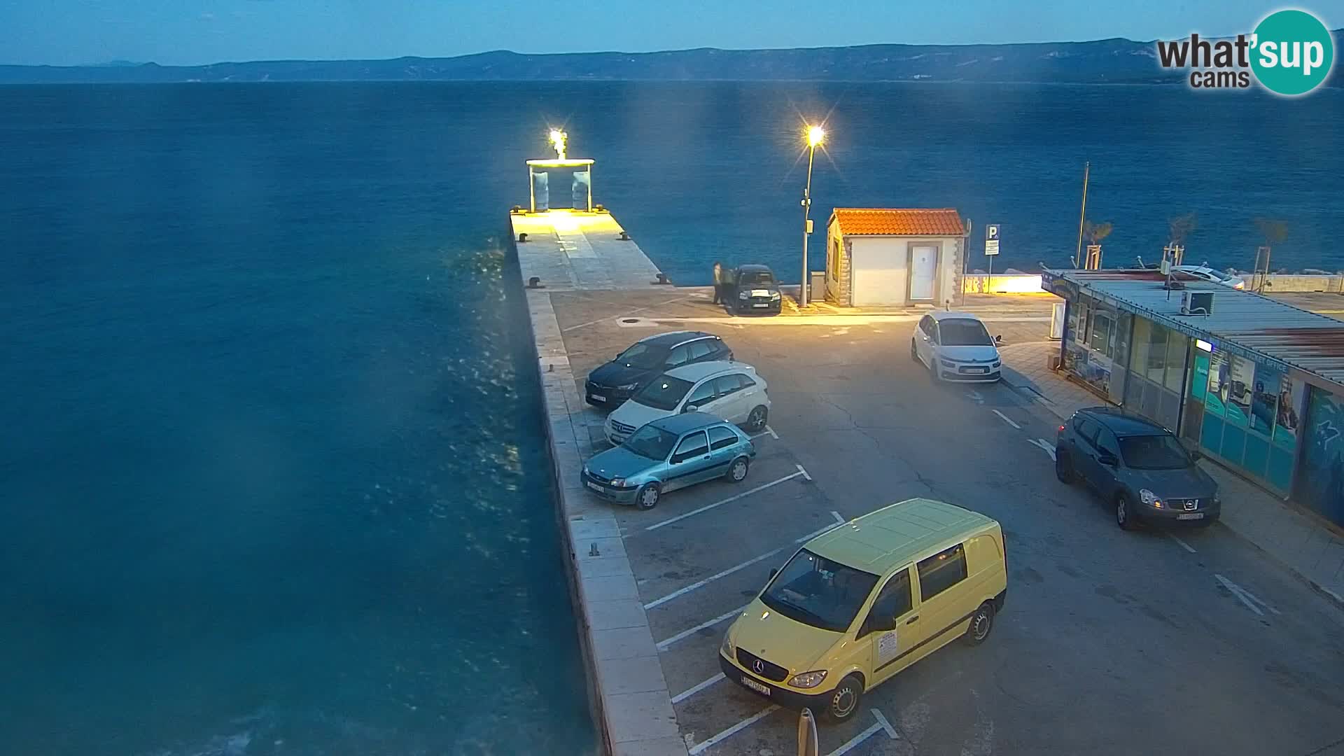 Webcam Bol Centre-Ville & Marina – Vue en direct depuis Bol, île de Brač