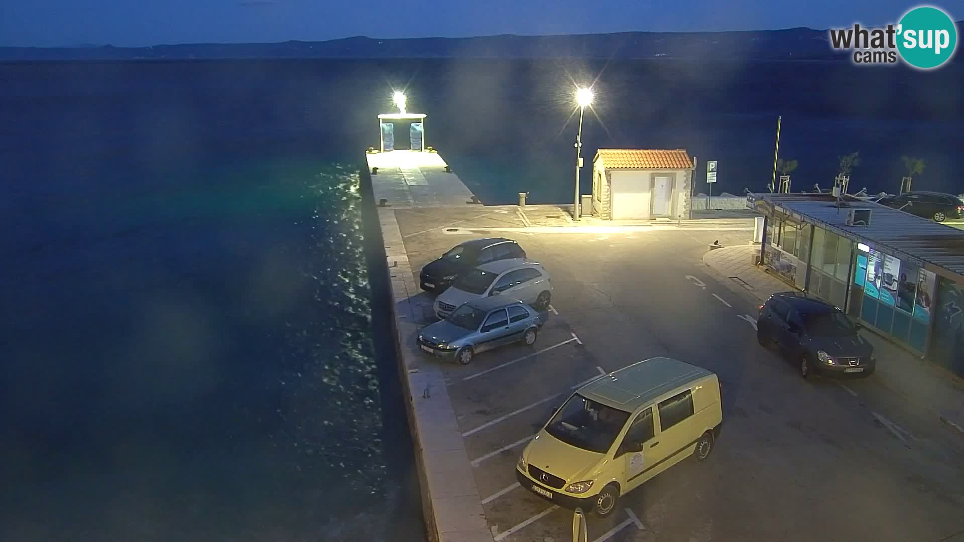 Webcam Bol centre-ville & marina – Vue en direct depuis Bol, île de Brač