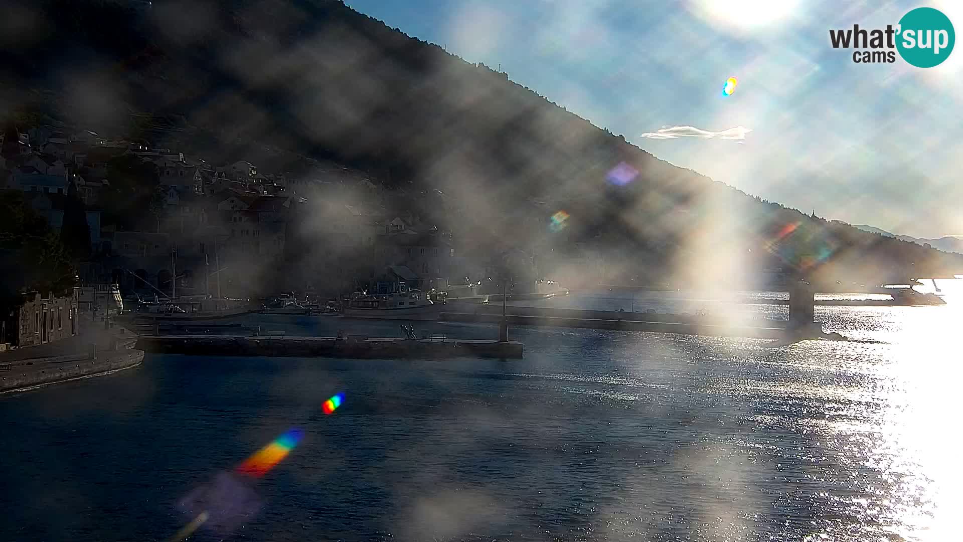 Webcam Bol Centre-Ville & Marina – Vue en direct depuis Bol, île de Brač