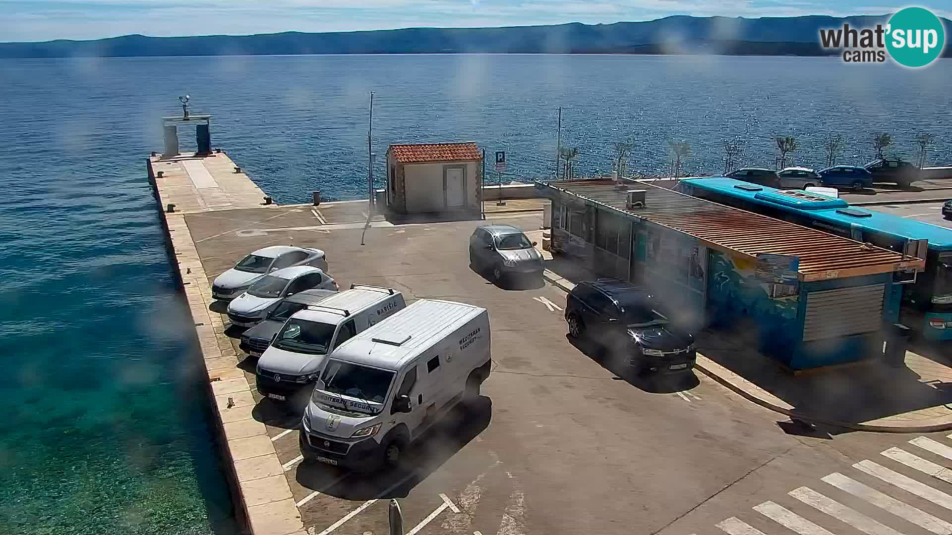 Webcam Bol centre-ville & marina – Vue en direct depuis Bol, île de Brač