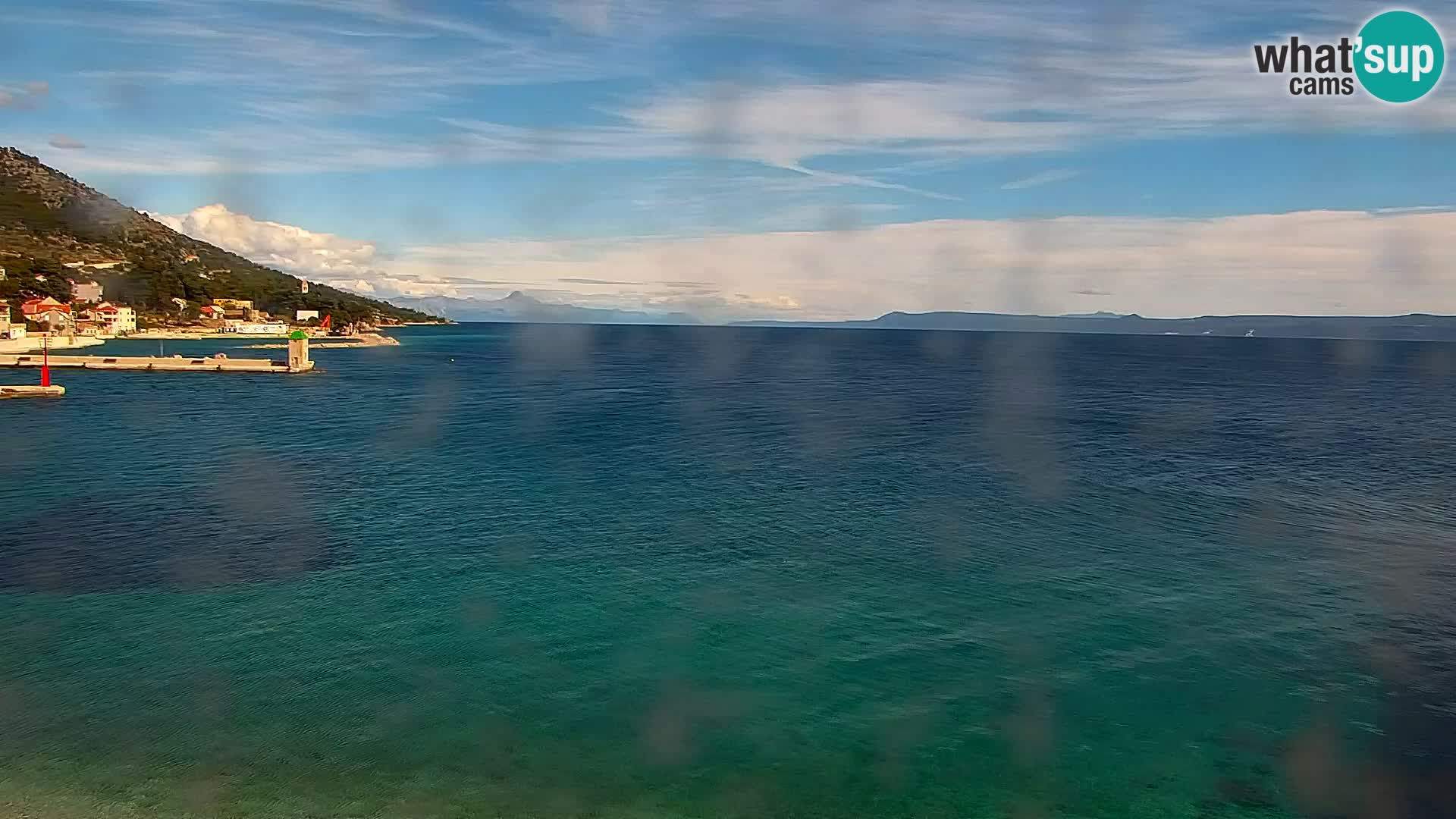 Webcam Bol centre-ville & marina – Vue en direct depuis Bol, île de Brač