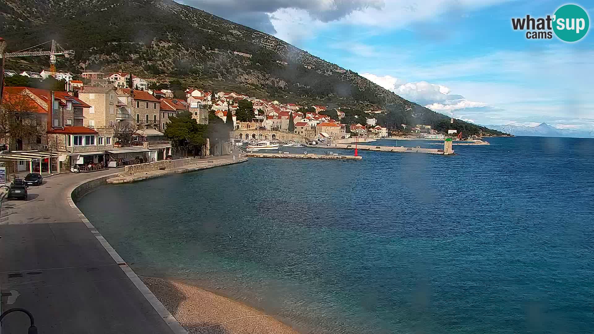Webcam Bol Hafen & Ortszentrum – Liveblick aus Bol auf der Insel Brač