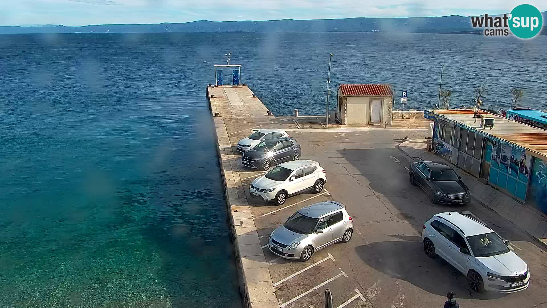 Webcam Bol centre-ville & marina – Vue en direct depuis Bol, île de Brač