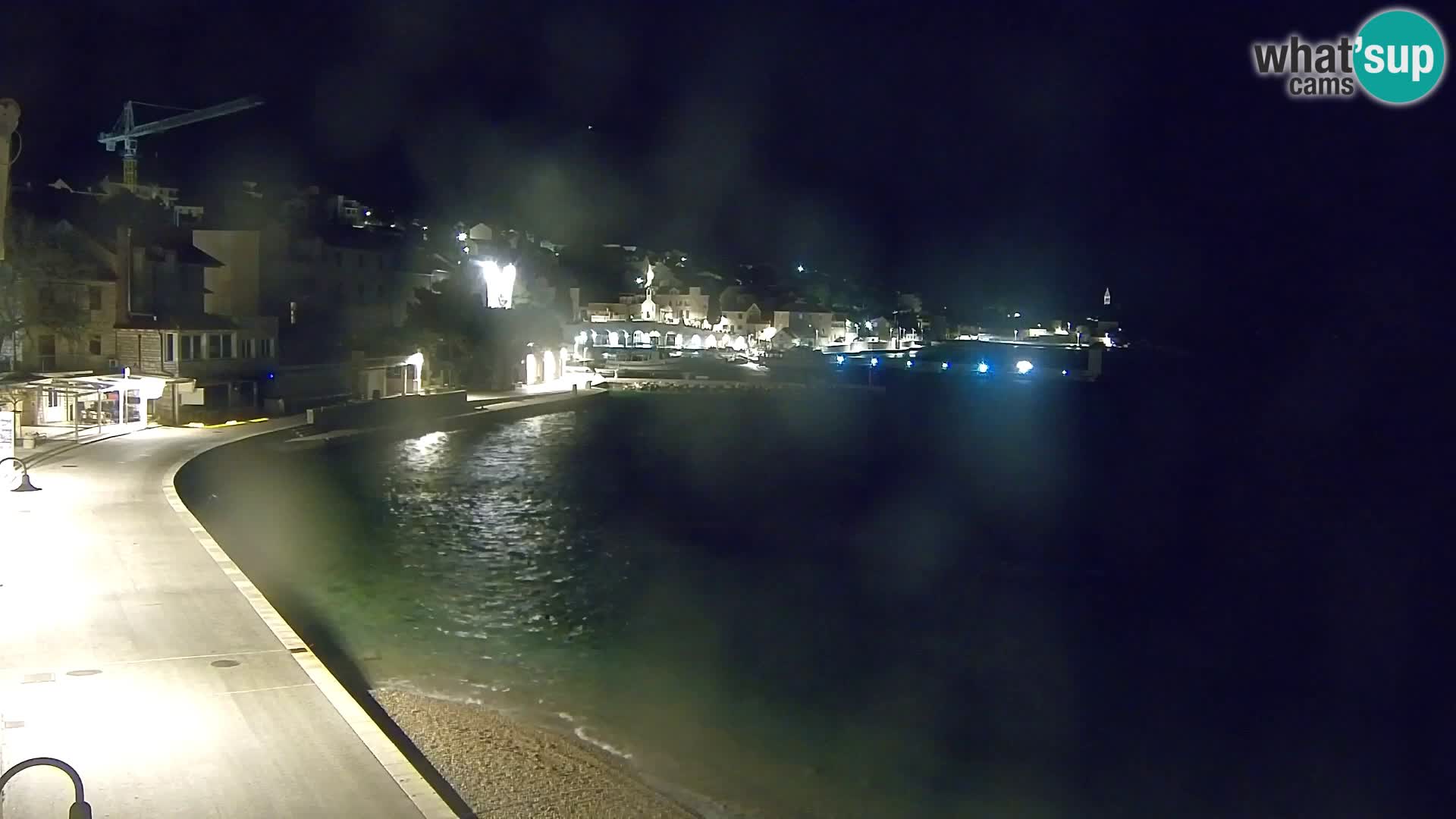 Webcam Bol Centro e Marina – Vista live dal porto di Bol