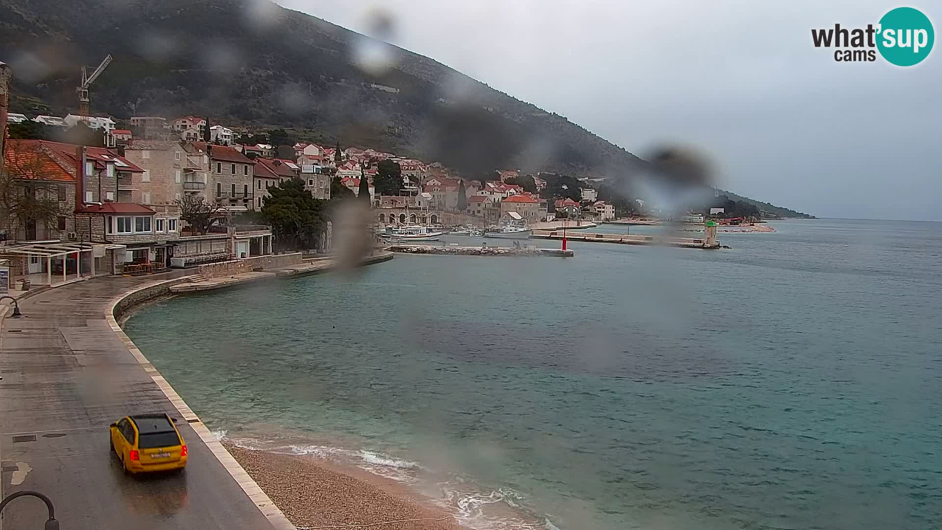 Webcam Bol Centre-Ville & Marina – Vue en direct depuis Bol, île de Brač