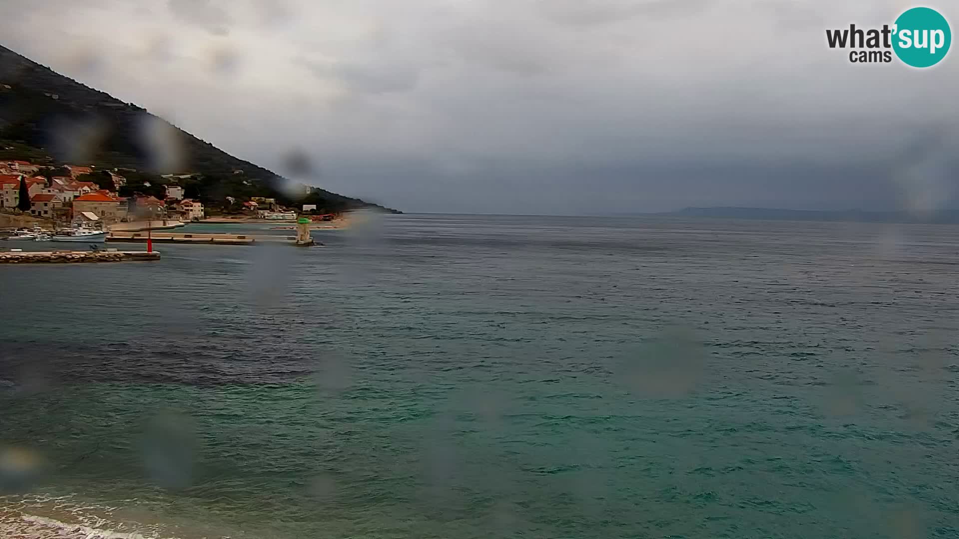 Webcam Bol Centre-Ville & Marina – Vue en direct depuis Bol, île de Brač