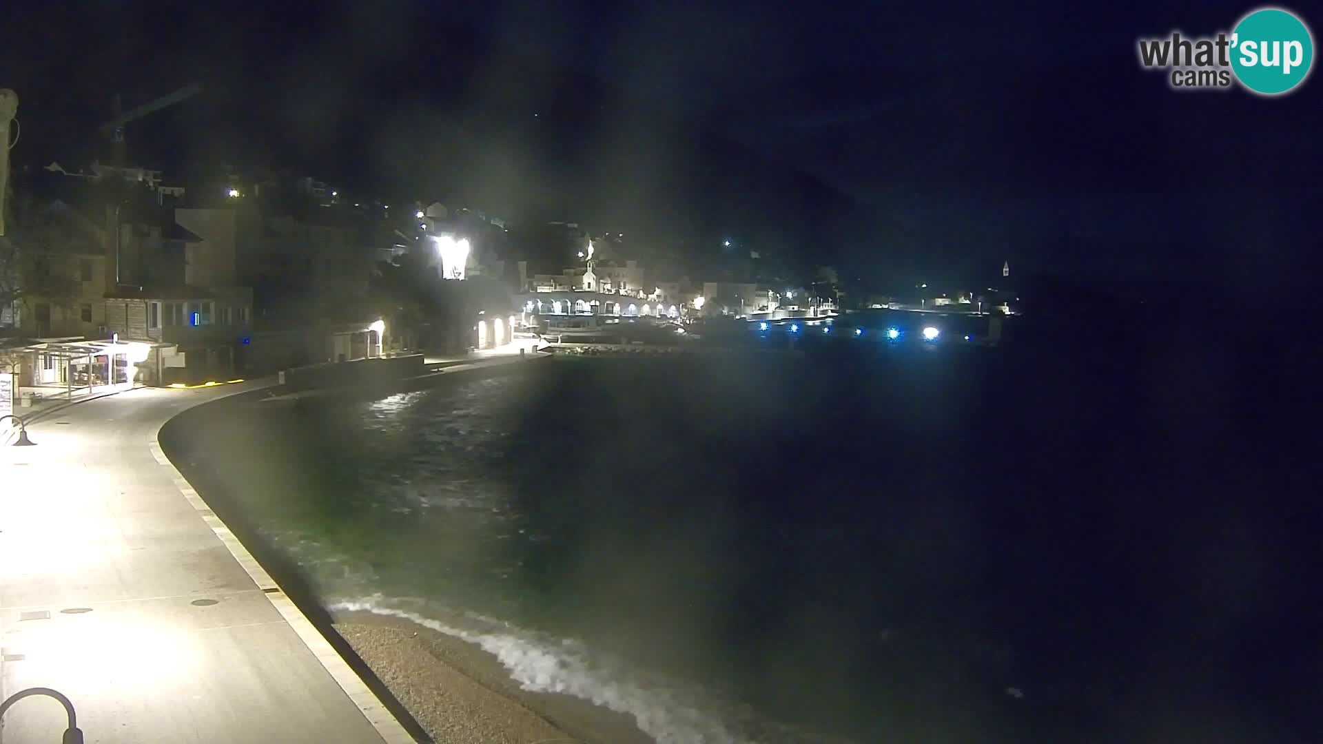 Webcam Bol Centro e Marina – Vista live dal porto di Bol