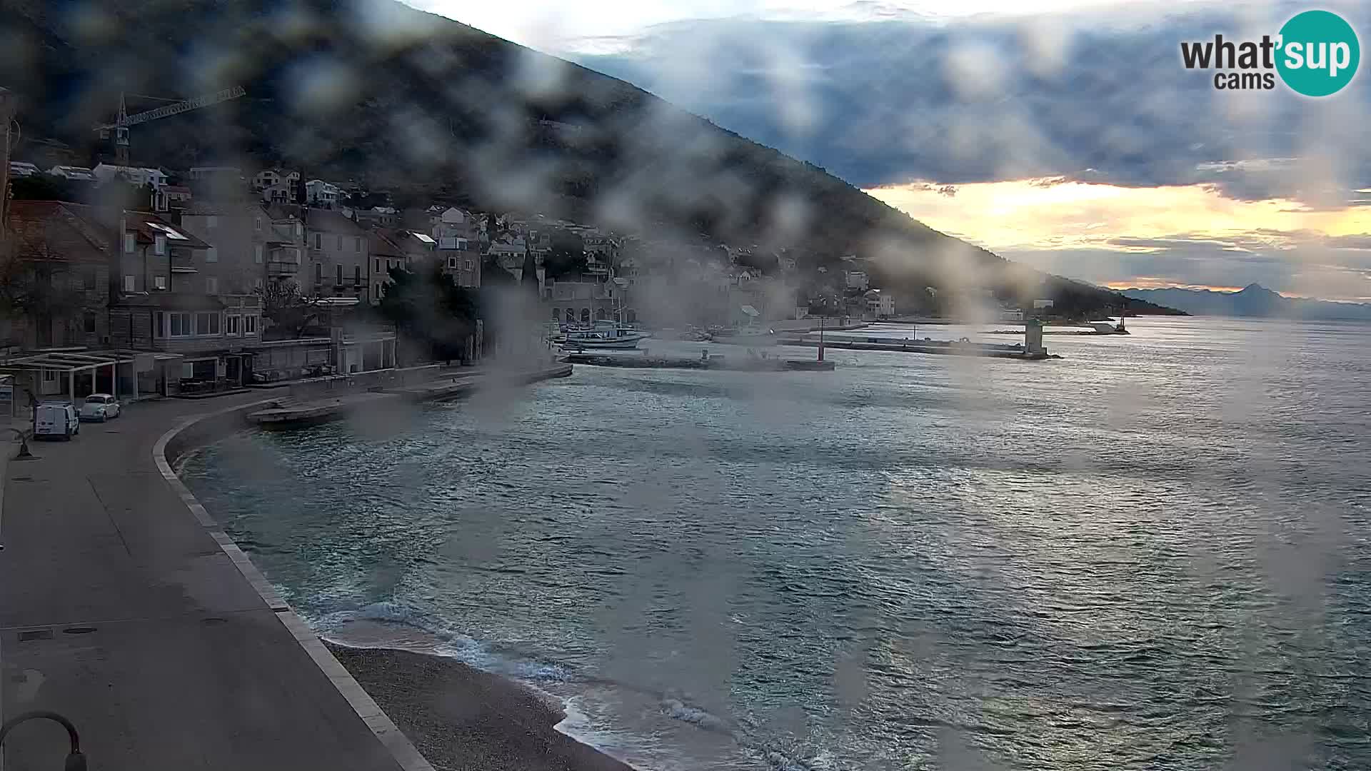 Webcam Bol Centre-Ville & Marina – Vue en direct depuis Bol, île de Brač