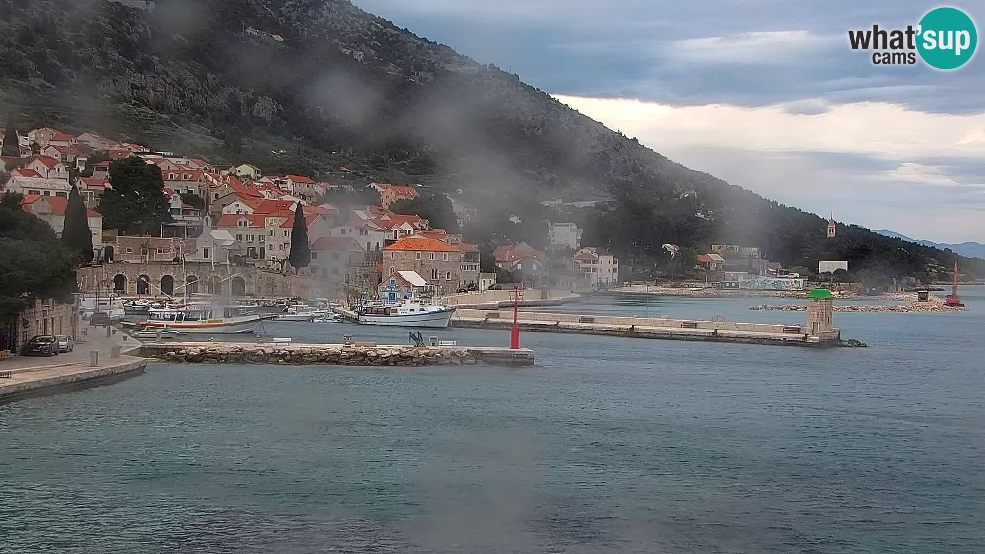 Webcam Bol Centre-Ville & Marina – Vue en direct depuis Bol, île de Brač