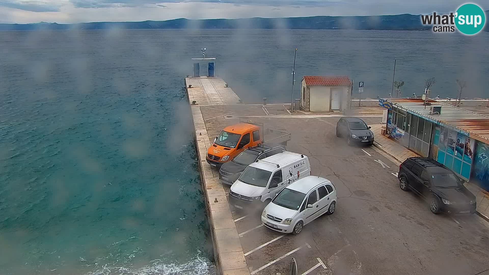 Webcam Bol centre-ville & marina – Vue en direct depuis Bol, île de Brač