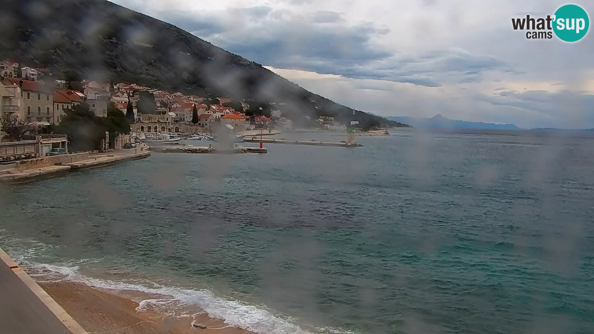 Webcam Bol centre-ville & marina – Vue en direct depuis Bol, île de Brač