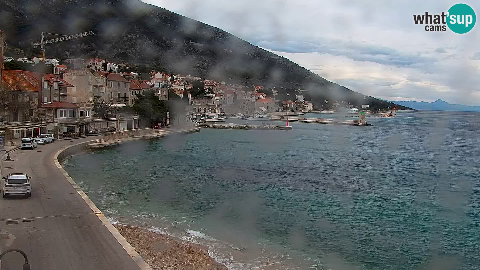 Webcam Bol Centre-Ville & Marina – Vue en direct depuis Bol, île de Brač