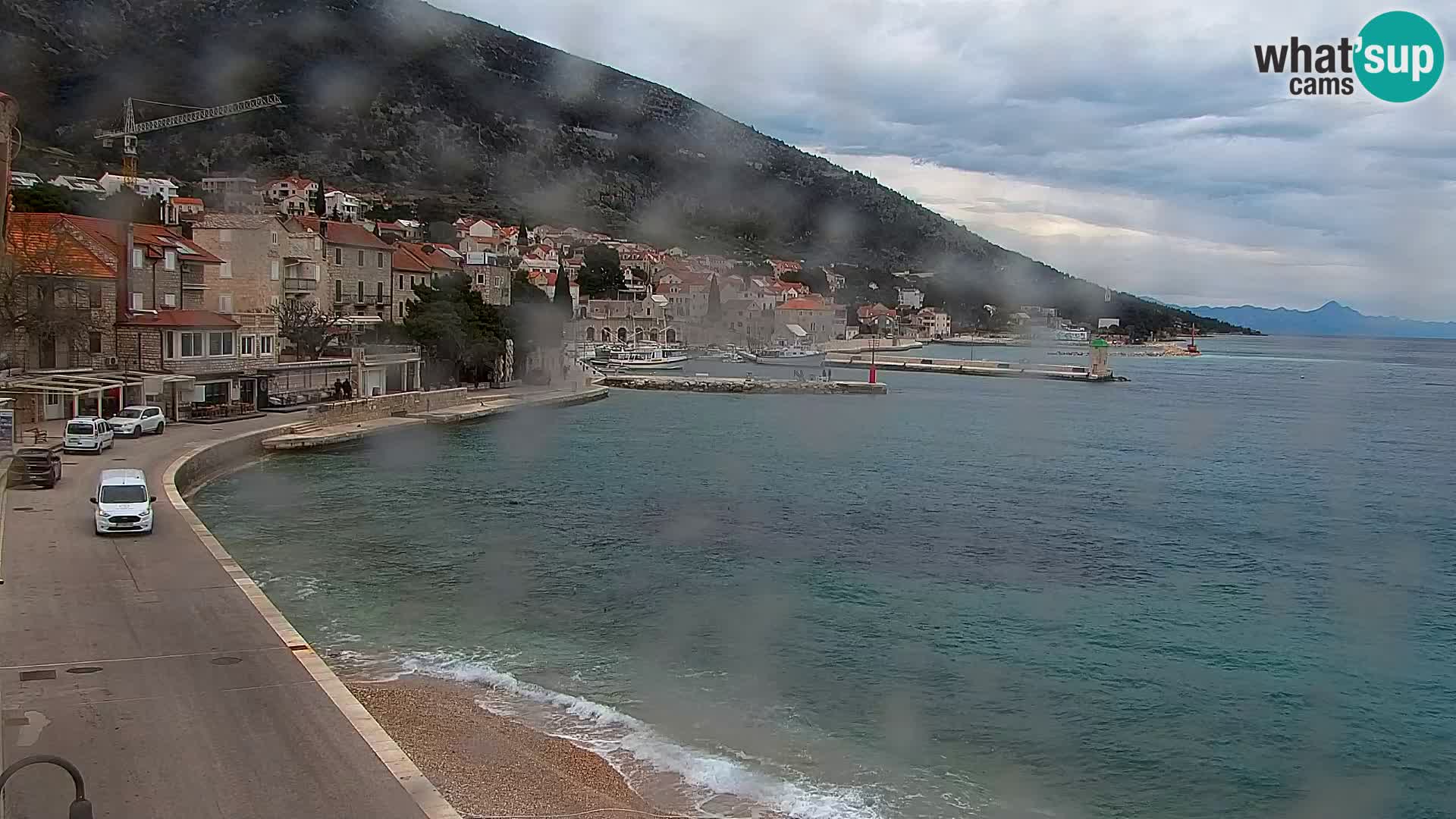 Webcam Bol Hafen & Ortszentrum – Liveblick aus Bol auf der Insel Brač