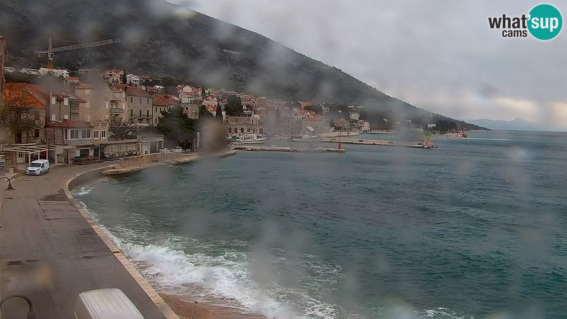 Webcam Bol Centre-Ville & Marina – Vue en direct depuis Bol, île de Brač