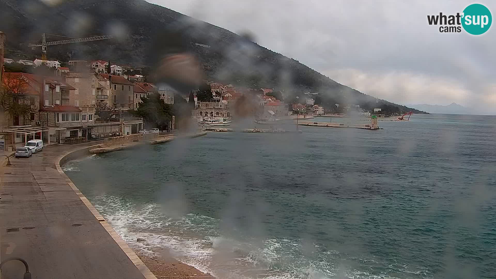 Webcam Bol Hafen & Ortszentrum – Liveblick aus Bol auf der Insel Brač