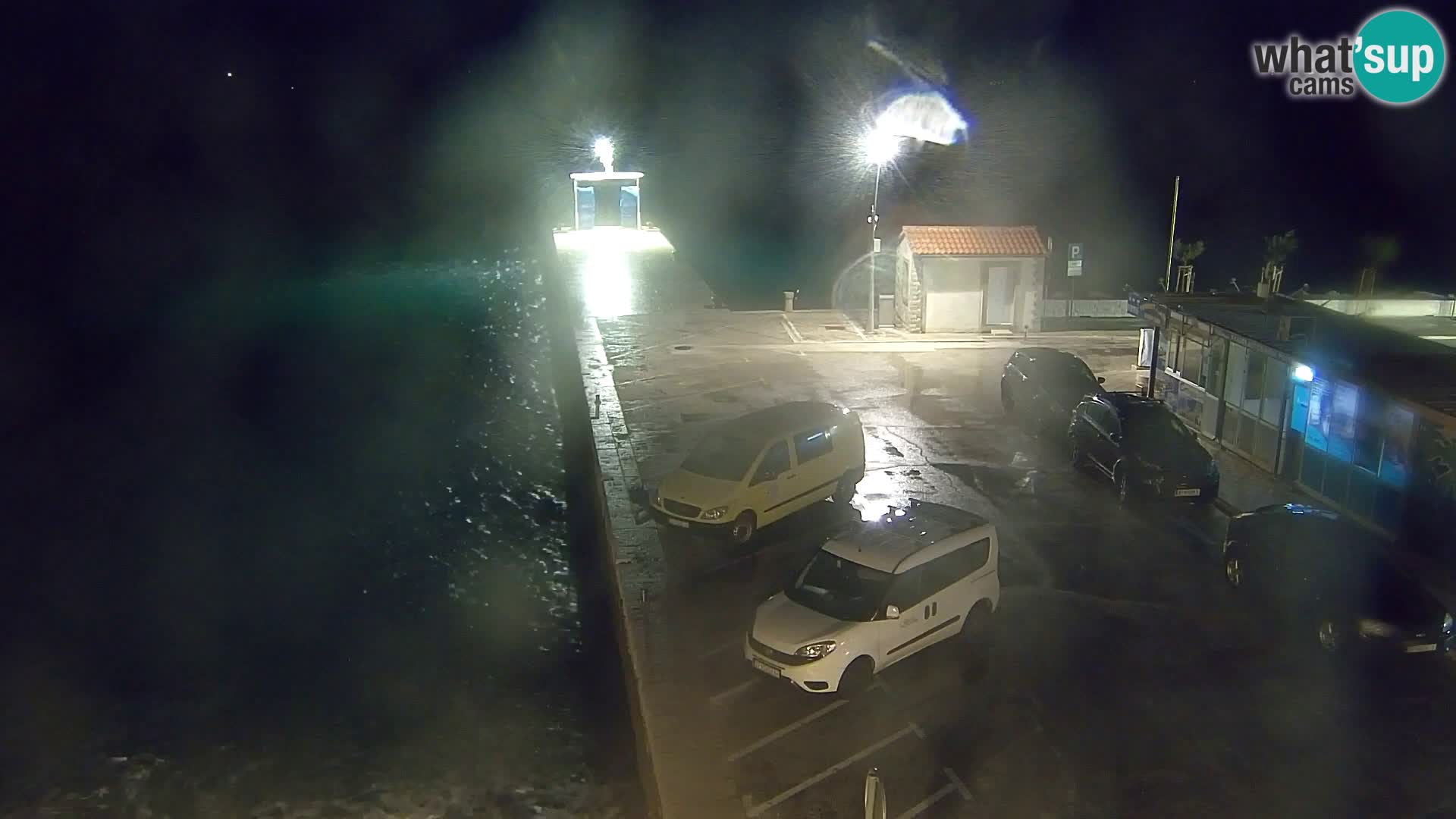 Spletna kamera Bol – Center mesta in marina v živo