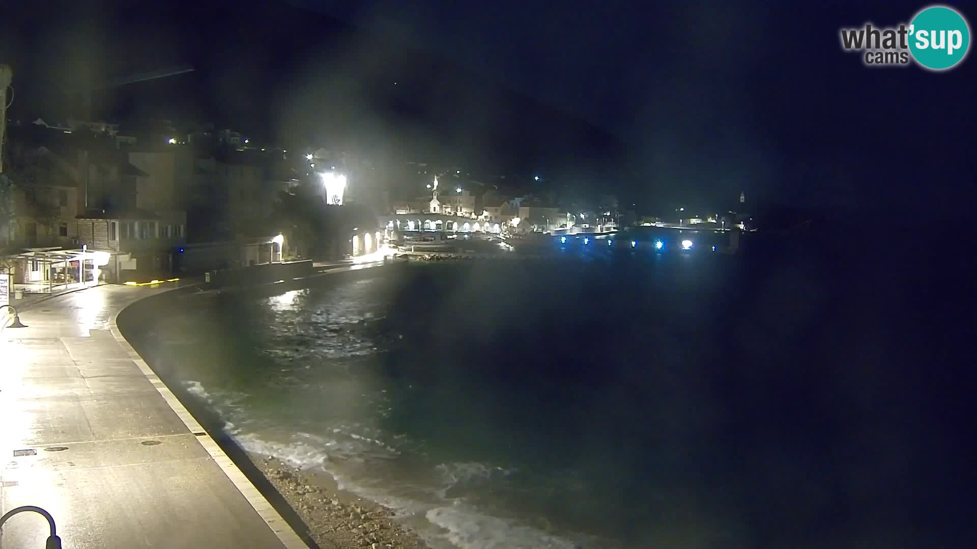 Webcam Bol Centro e Marina – Vista live dal porto di Bol