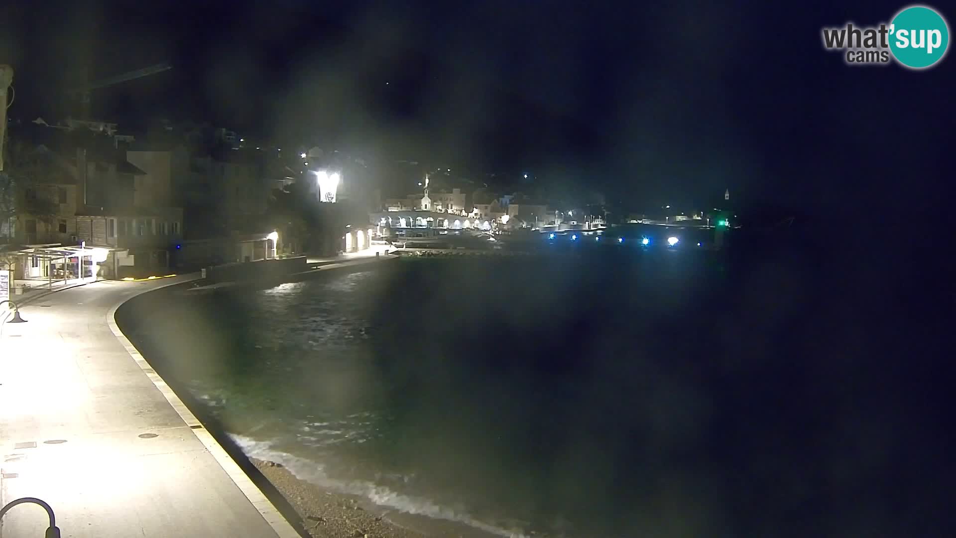 Webcam Bol Centro e Marina – Vista live dal porto di Bol