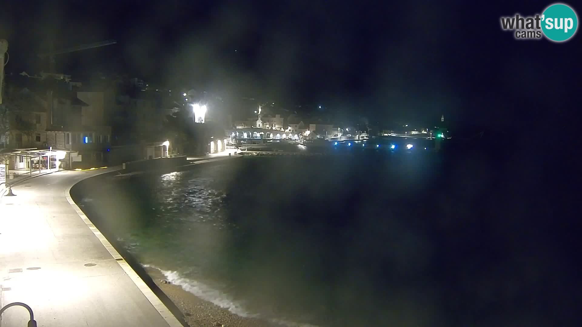 Webcam Bol Centro e Marina – Vista live dal porto di Bol