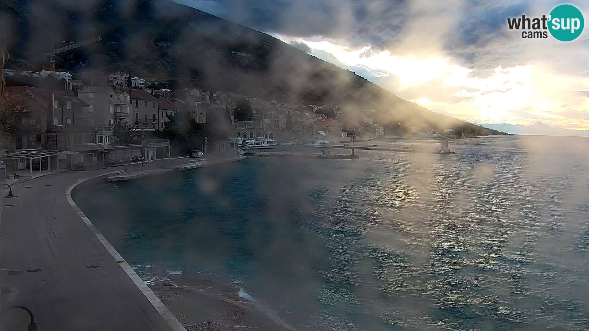 Webcam Bol Centre-Ville & Marina – Vue en direct depuis Bol, île de Brač