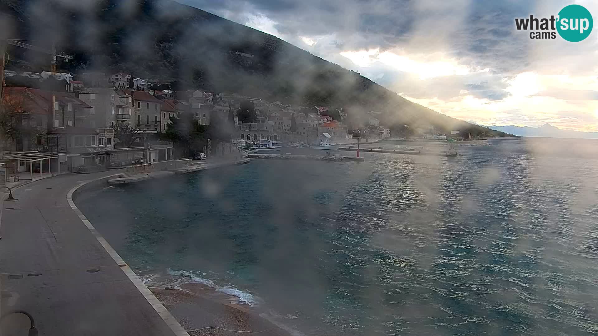 Webcam Bol Centre-Ville & Marina – Vue en direct depuis Bol, île de Brač