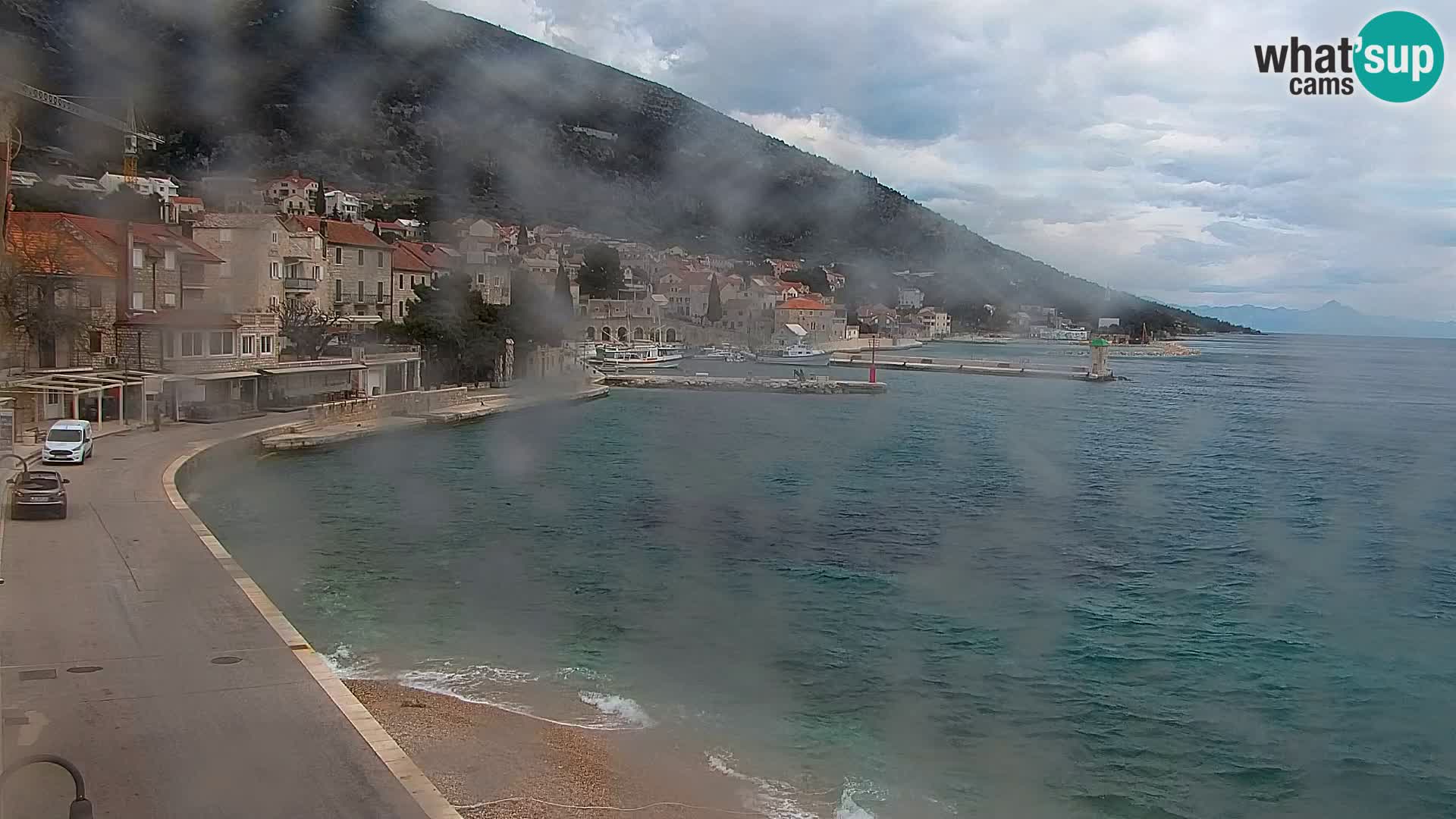 Webcam Bol Centre-Ville & Marina – Vue en direct depuis Bol, île de Brač