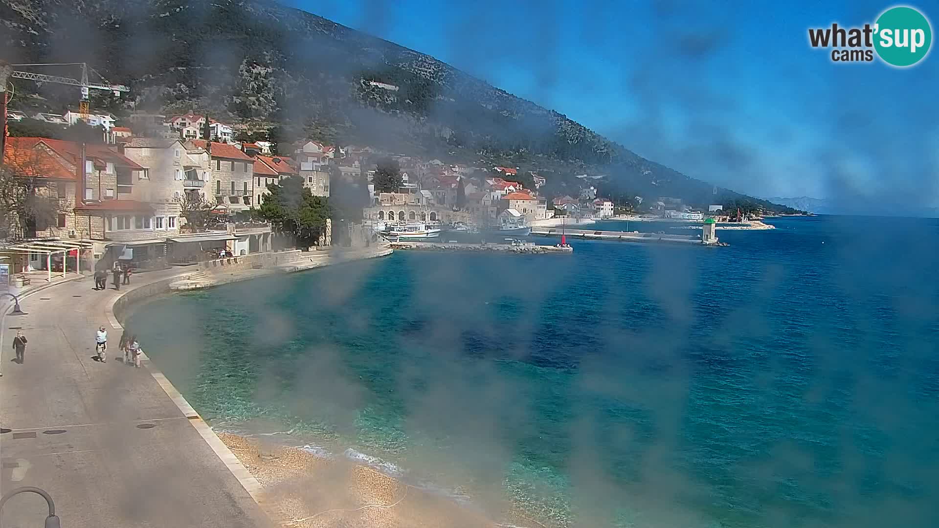 Webcam Bol centre-ville & marina – Vue en direct depuis Bol, île de Brač